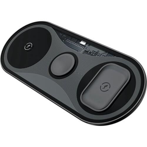 Wireless Charging Pad,Wireless Charging Station Fast Wireless Charger 3 in 1 Wireless Charging for iPhone/Watch/Earphone