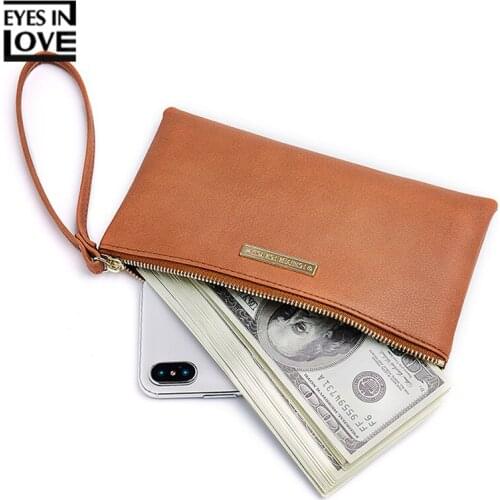 Brand Wristband Clutch Wallet Women - Card Holder Cell Phone Pocket Female Purse Fashion Long Wallet Carteira High Quality