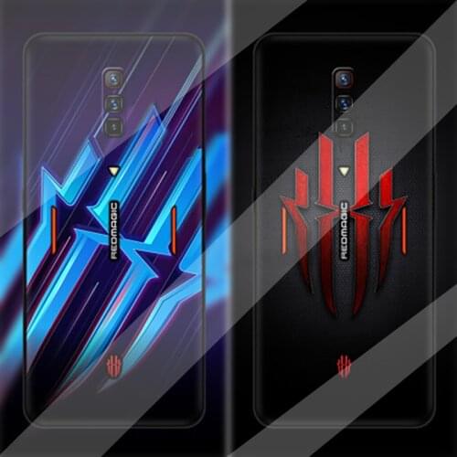 For Nubia Red Magic 6 Case NX669J Soft TPU Frame Tempered Glass Hard Back Cover For ZTE Nubia Red Magic 6 Pro Phone Case