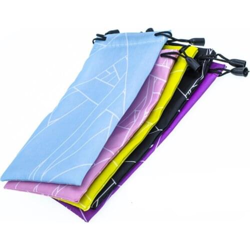 Glasses Case Cover Outdoor Eyeglasses Protector Container Cases Holder Skating Sunglasses Storage Pouch Cloth Glasses Carry Bag