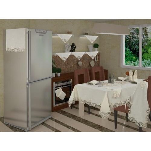 French Laced Mimosa Lace Kitchen Set 17 Piece