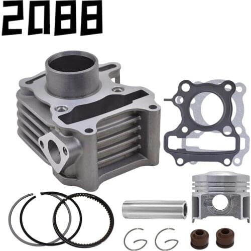 Suitable for Qianjiang Womens Scooter Kuyue 50 QJ50QT-18D AMA50 Piston Piston Ring Cylinder Cushion Cylinder Assembly Motorcycl