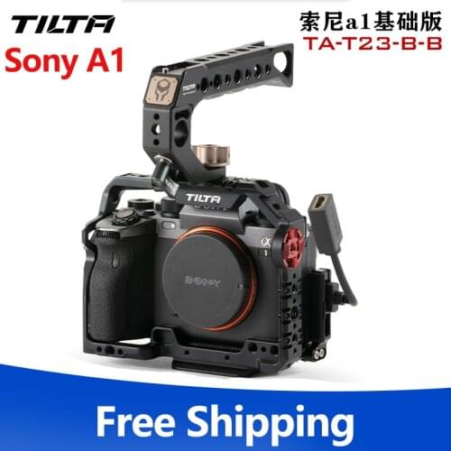 Presale TILTA Sony A1 Cage Kit for SONY A7S3/A73/A7R3/A7R4 Half Cage Full Cage Kit Quick Release Plate with Top Handle Grip