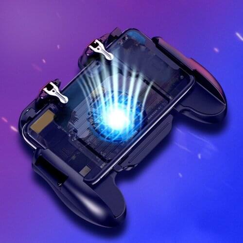 Bevigac Integrated Gaming Trigger Controller Handgrip Gamepads Joysticks with Cooling Fan for PUBG Fortnite Android iOS Phone