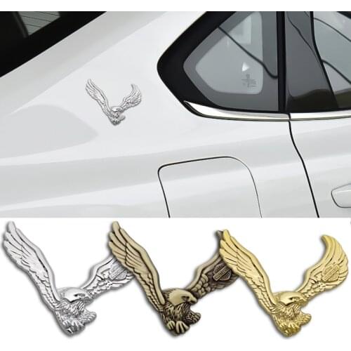 3D Metal Russian Federation Eagle Emblem Car Sticker Badge Decal for BMW Mercedes Ford Fiat Peugeot Honda VW Volvo Accessories