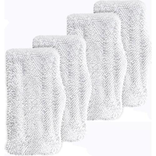 Mop Pad Is Suitable for Shark Steam Mop SK Series SK140 SK410 SK460 Replacement Flat Microfiber Cloth Steamer Pad 4 Sets