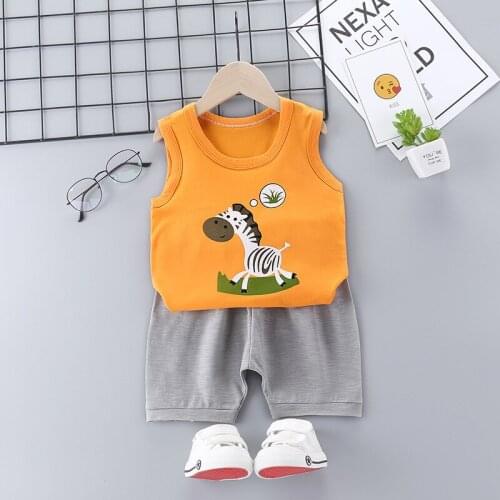 Fashion New Infant Clothing Newborn Outfit Zebra Tops Tee Shirts + Shorts Babies Clothes For Baby Girl Boy Toddler Outfits