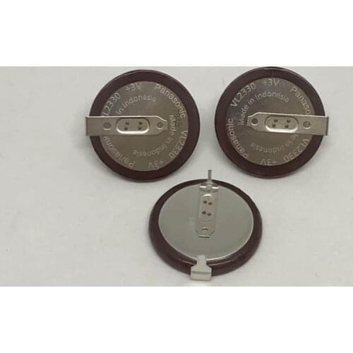 20pcs/lot New Original For Panasonic VL2330/HFN 3V 2330 Rechargeable lithium battery coin batteries cell for car key button