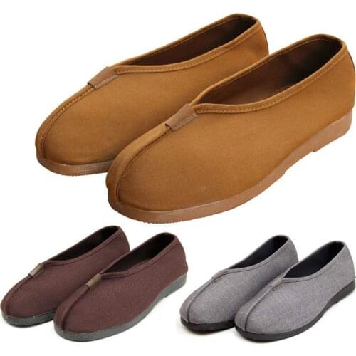 Shaolin Monk Kung Fu Shoes Martial Arts Wushu Taekwondo Buddhist Supplies Man Rohan Shoes Cosplay Shoes
