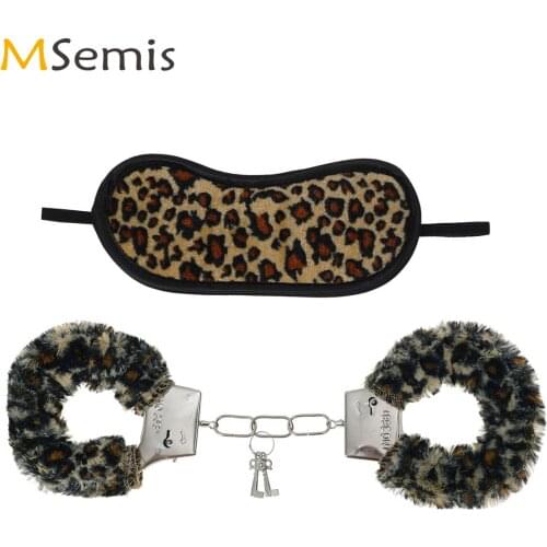 Couples Restraints Sex Toys Kit Soft Fur Bondage Leg Ankle Manacle Wrist Cuffs Adult Game Cosplay Slave Harness Product Sex Gear