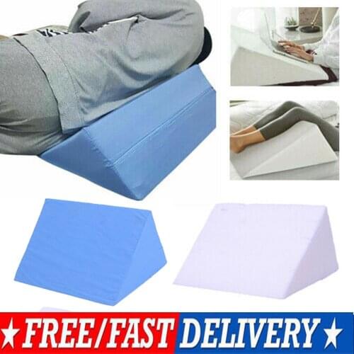 1pc High Wedge Memory Foam Leg Foot Rest Raiser Support Pillow New Hot Fashion Cushion Pure Color 50x25x15cm