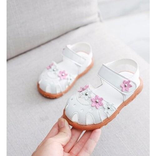Sandalia Infantil 2020 Summer Zapatos Nina Floral Girls Sandals Princess Kids Shoes For Baby Girls Cool Child Scandals