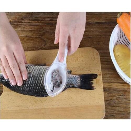 Fish Skin Brush Scraping Fishing Scale Brush Graters Cleaning Peeler Scaler Scraper Mutfak Malzemeleri Fish Scale Remover