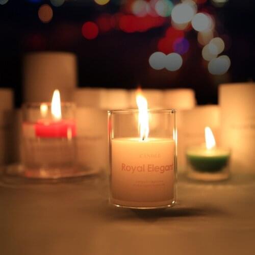 Dia 8CM Glass Candle Holders Home Decor Modern Wedding Centerpieces Tables Nordic Decorative Candle Stand Chandelier Bougeoir