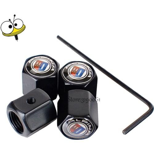 Car Styling Wheel Tire Valve Stem Caps Rim Sticker For Alpina Logo For BMW GT X1 X3 X5 Z4 E39 E46 E90 F10 330i 325i 120i 740Li