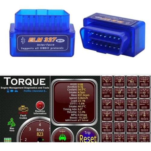 Super Mini Elm327 OBD2 V2.1 Elm 327 V 2.1 OBD 2 Auto Diagnostic Scanner For Car Elm-327 Bluetooth-compatible OBDII Code Tools