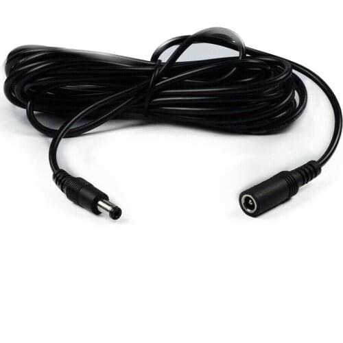 5M 16ft Power Cable IP Security Camera Cable Cord Extension 5.5*2.1 DC Power Supply