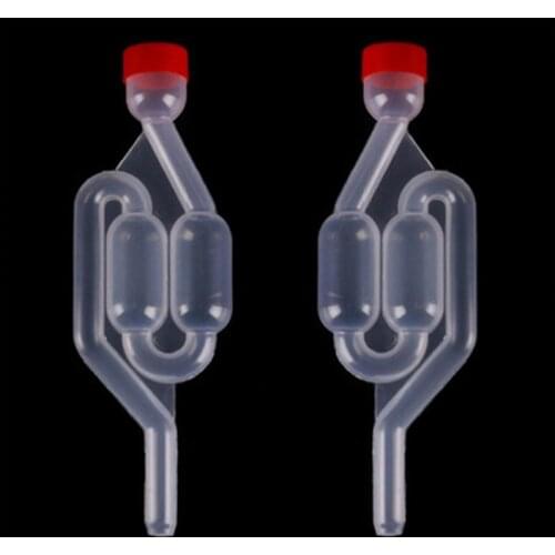 1-3PCS Homemade Airlock Air Water Sealed Exhaust Valve Homebrew Wine Fermentation Tool Home Winemaking Homemade Wine Vent Access