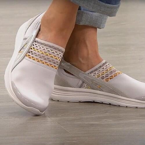New Women Vulcanized Shoes Casual Wedges Ladies Sneakers Solid Color Platform Shoes Walking Non-Slip Fashion Zapatos Mujer Shoes