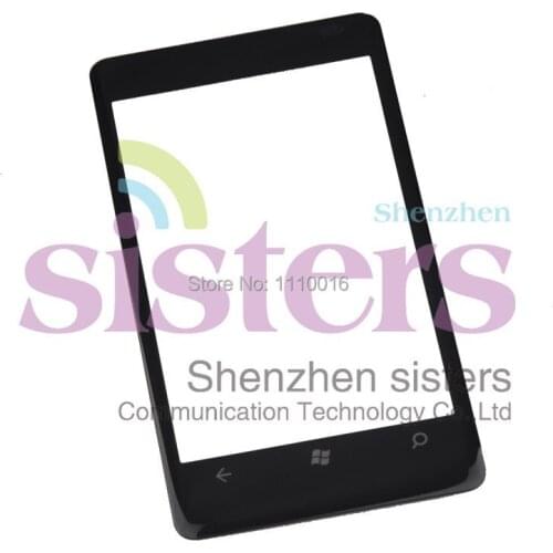 10Pcs/Lot New Black Glass Lens Replacement for Nokia Lumia 800, Free Shipping
