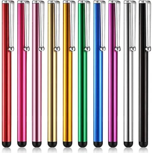 10pcs/lot Slim Touch Universal Capacitive Stylus Digital Pen Tablet Compatible with Most Touchscreen Devices