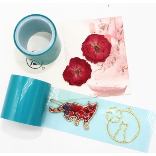 5M/roll Seamless Adhesive Paper Traceless Tape for Hollow Metal Frame Open Bezel Pendant Expoy UV Resin Mold DIY Jewelry Making