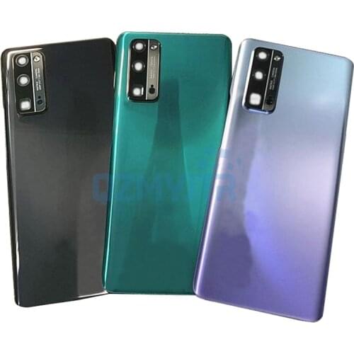 6.53" For Huawei Honor 30 Back Housing Battery Cover Rear Glass Door Panel Case With Camera Lens BMH-AN10 Replacement