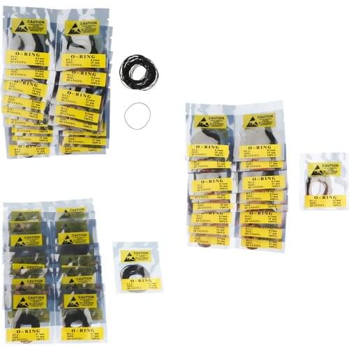 950 Pieces Watch Back Cover Gasket Rubber Seal Washers Set Replacement O-rings Wholesale