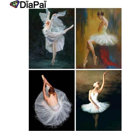 DIAPAI Diamond Painting 5D DIY 100% Full Square/Round Drill "Beauty ballet" 3D Embroidery Cross Stitch Home Decor