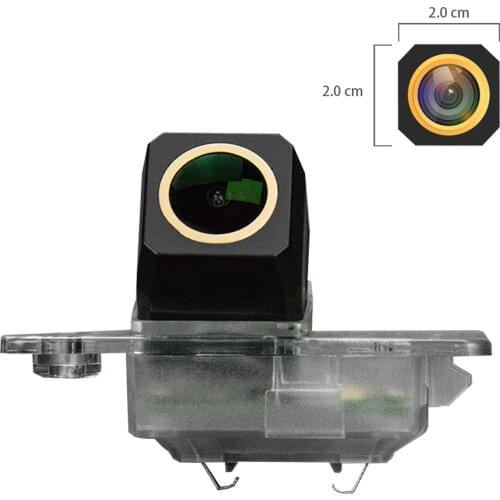 Misayaee Golden HD Car Rear View Reverse Camera Plate Light for Audi A3 8P 8V A4 B8 A6 Q5 Q7 S5 A7 A8 S8 2012-2015