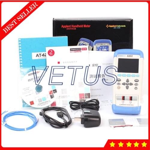 AT4202 Digital Multi-channel Temperature Meter Tester with 2 Channels TFT LCD Display Touch Screen