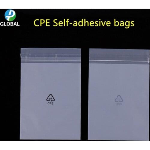 D&P Self-Adhesive Environmental Protection CPE Printing Frosted Packaging Bag Digital Electronic Product Battery Package Pouches