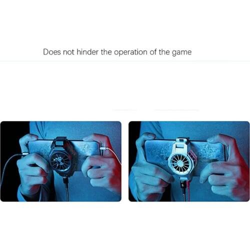 For Nubia Red Magic Phone Game Deuterium Cooler Holder Mute Radiator Cooling Double Type C Earphone Jack Mobile Game Accessories