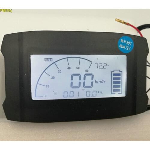 White screen display speedometer battery level voltage indicator electric scooter bike MTB tricycle mobility instrument SPEEDVIE