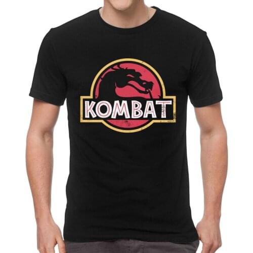 Mortal Kombat Dragon Tshirt Men Harajuku Tee Tops Cotton T Shirt Short Sleeve Mk11 Fighting Game T-shirt Gift Idea Clothes
