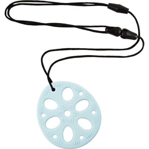 Cute Soft Silicone Baby Teether Lotus Root Teething Nursing Accessories BPA Free Dental Training Tools Baby Necklace Toys