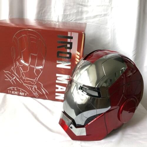 Chinese and English Voice Control Wearable Iron Man Mk5 Helmet