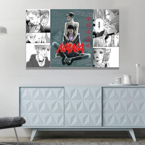 Anime Poster Nana Decorative Painting Canvas Wall Art Living Room Posters Bedroom For Living Room Girl Bedroom Wall Decor