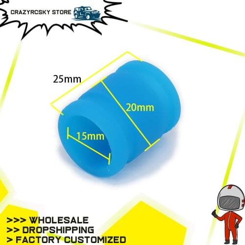Silicone Joint Exhaust Rubber Adapter Exhaust Tubing Coupler Rubber For 1/10 Nitro Model Car HSP Himoto HPI Traxxas Losi Axia