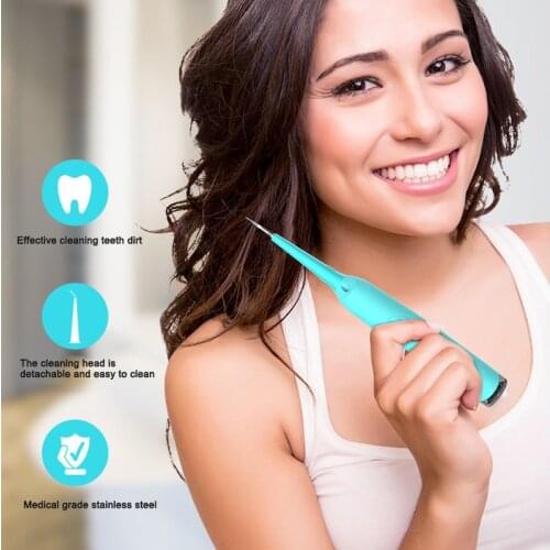 Ultrasonic Electric Dental Calculator Cleaner and Tooth Stain Removal Tool For Teeth Whitening RP