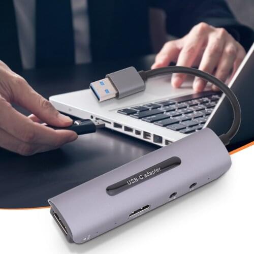USB 3.0 to HDMI-compatible Capture Card 4K Video Conference/Game Recording Capture Card Support Most Acquisition Software 2021