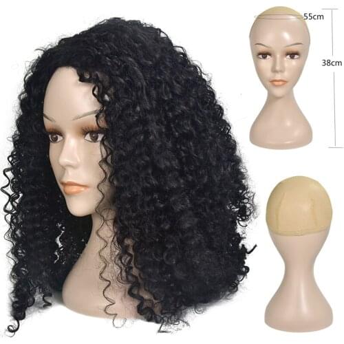 Female Mannequin Manikin Head Model 3D Simulator Eyes Wig Cap Jewelry Hat Display Holder Stand Wig Stand Training Head