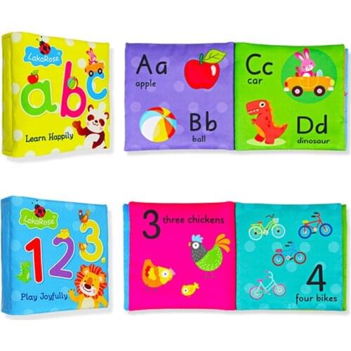 0-36 Month Bbay Cloth Book Newborn Infant Early Education Books Cloth Quiet Books Enlightenment Educational Toys