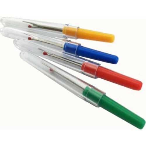 1Pc Plastic Handle Safe Craft Thread Cutter Seam Ripper Cross Stitch Sewing Tool AA8527