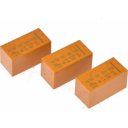 10PCS DC3V Coil DPDT 8 Pin Electromagnetic Relays PCB Type HK19F