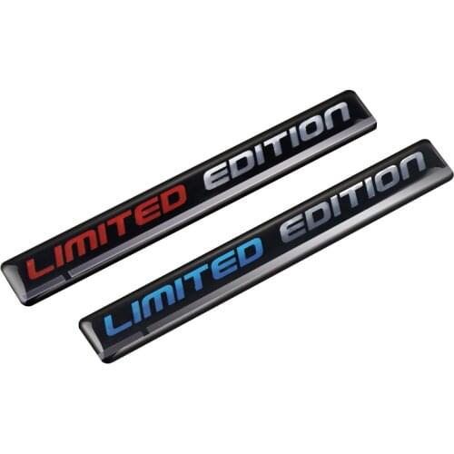 2PCS 3D Limited Edition Auto Car Sticker Badge Decal Motorcycle Stickers Emblem for Suzuki Honda Kawasaki HARLEY Honda BMW