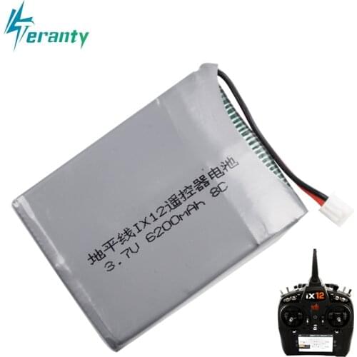 3.7V 6200mAh 8C Lipo Battery for Spektrum Horizon iX12 model aircraft Remote Control Spare Part 2S Rechargeable Battery
