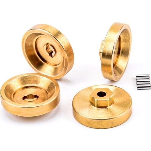 4pcs/set 4mm Thick Heavy Duty Wheel Hubs Combiner for 1/24 1:24 SCX24-90081 RC Car Crawler