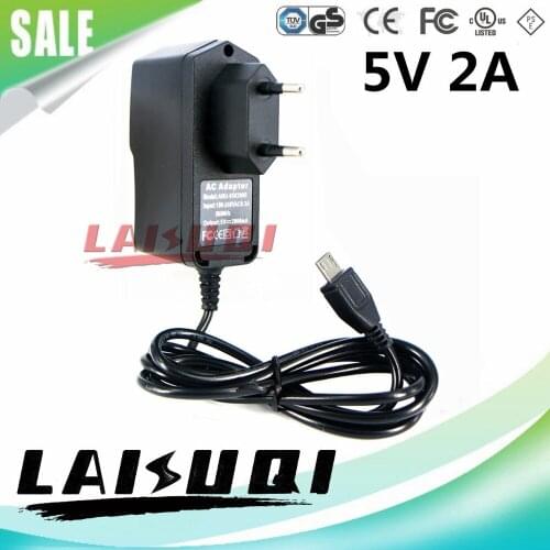 1pcs 5v 2a micro usb ac/dc power adapter eu plug charger supply 5v2a for raspberry pi 3 model B+ LAISUQI new hot sale
