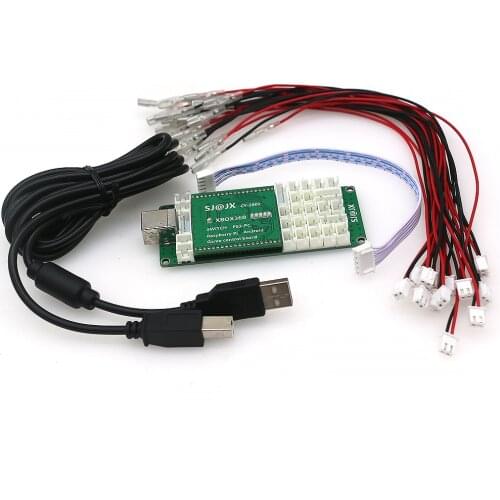 XBOX 360 Arcade Controller Zero Delay USB Board Joystick Encoder To Connection PC PS3 Game MAME DIY